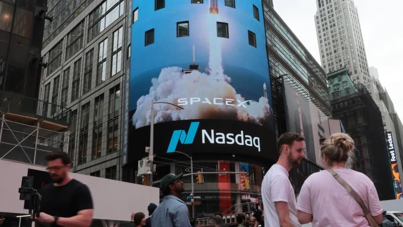 SpaceX უკვე Nasdaq 100-ის ინდექსში შევიდა