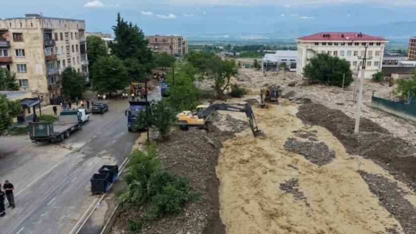 მთავრობამ გზების დეპარტამენტს თელავის სტიქიის შემდგომი სარეაბილიტაციო სამუშაოები დაავალა