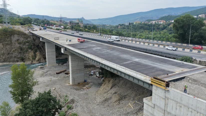 როდის დასრულდება არაგვზე ახალი ხიდის მშენებლობა