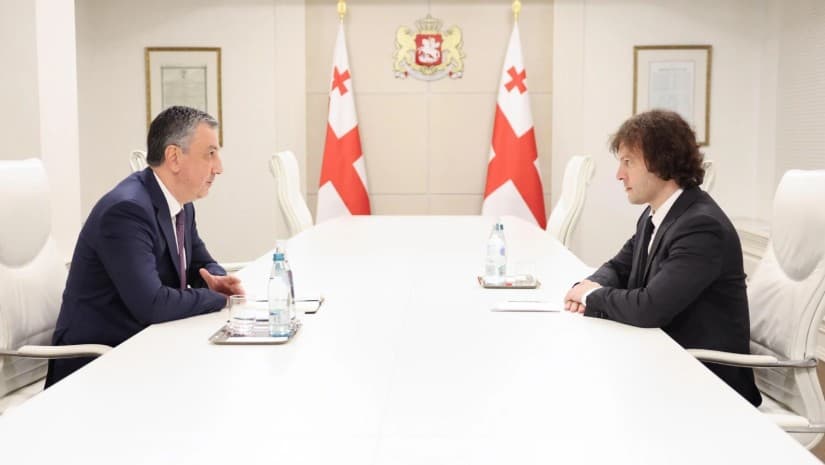 ირაკლი კობახიძე საქართველოში აზერბაიჯანის ელჩს, ფაიგ გულიევს შეხვდა