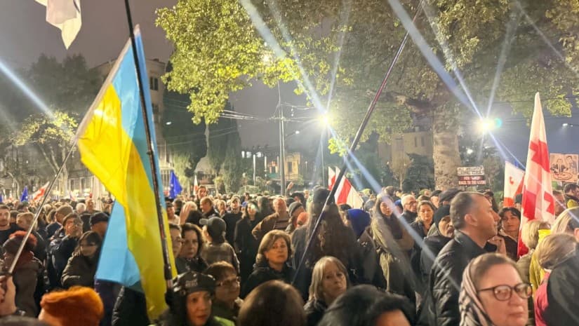 თბილისში ოპოზიციის ალიანსის საპროტესტო აქცია დასრულდა