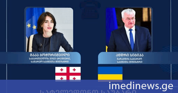 უკრაინული მხარის ინიციატივით, მაკა ბოჭორიშვილსა და ანდრეი სიბიგას შორის სატელეფონო საუბარი გაიმართა