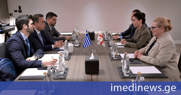 მარიამ ქვრივიშვილმა საბერძნეთის ენერგეტიკისა და გარემოს მინისტრთან შეხვედრისას ორ ქვეყანას შორის ენერგეტიკის სფეროში თანამშრომლობის გაღრმავების პერსპექტივები განიხილა