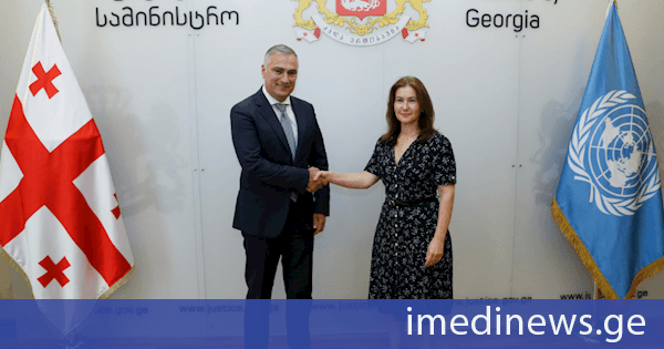 იუსტიციის მინისტრმა გაერო-ს ლტოლვილთა უმაღლესი კომისრის წარმომადგენელთან წარმატებული თანამშრომლობის საკითხები განიხილა