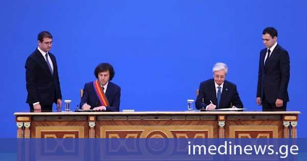 საქართველოსა და ყაზახეთის რესპუბლიკას შორის სტრატეგიული პარტნიორობის შეთანხმება გაფორმდა
