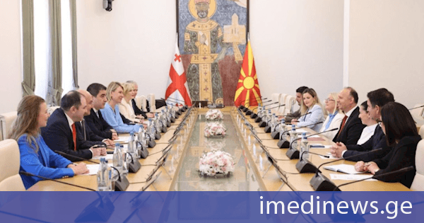 შალვა პაპუაშვილი ჩრდილოეთ მაკედონიის რესპუბლიკის პარლამენტის თავმჯდომარეს შეხვდა