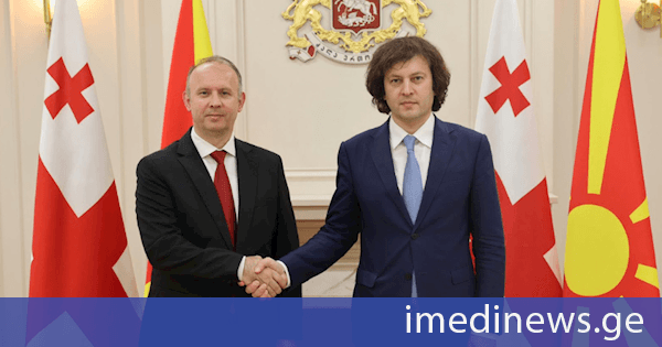 საქართველოს პრემიერ-მინისტრი ირაკლი კობახიძე ჩრდილოეთ მაკედონიის რესპუბლიკის ასამბლეის პრეზიდენტს აფრიმ გაშის შეხვდა