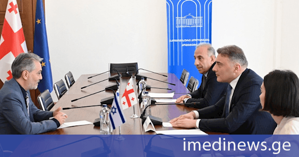 შოთა ბერეკაშვილი და ანტონ ობოლაშვილი ისრაელის საგანგებო და სრულუფლებიან ელჩს შეხვდნენ