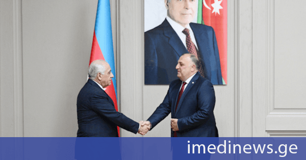 საქართველოს გენერალური პროკურორი გიორგი გვარაკიძე აზერბაიჯანის რესპუბლიკის პრემიერ-მინისტრს ალი ასადოვს შეხვდა