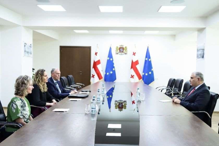 მიხეილ სარჯველაძე „სტრილინგის ფონდის“ ახლო აღმოსავლეთისა და ევროპის დირექტორს შეხვდა