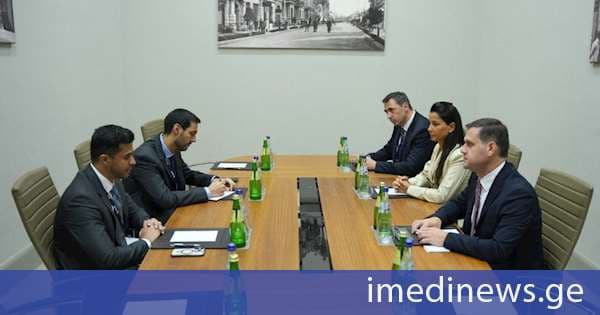 ეკონომიკისა და მდგრადი განვითარების მინისტრი მარიამ ქვრივიშვილი Abu Dhabi Ports Group-ის რეგიონულ აღმასრულებელ დირექტორს აბდულაზიზ ზაიედ ალ შამსის შეხვდა