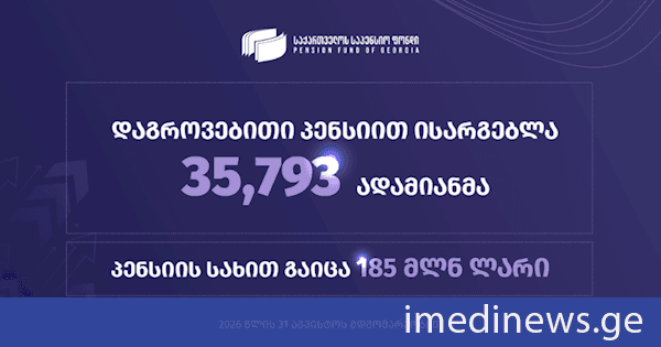 საქართველოს საპენსიო ფონდი სტატისტიკურ მონაცემებს აქვეყნებს