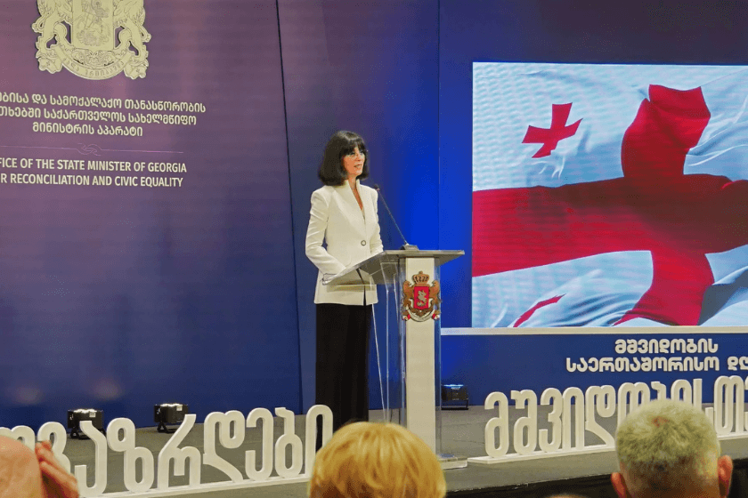 სახელმწიფო მინისტრის აპარატის ორგანიზებით, მშვიდობის საერთაშორისო დღესთან დაკავშირებული მაღალი დონის ღონისძიება სახელწოდებით „ახალგაზრდები მშვიდობისთვის“ გაიმართა