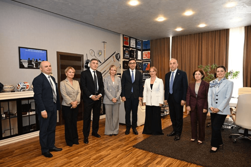 საქართველოს საპარლამენტო დელეგაცია აზერბაიჯანის რესპუბლიკის ახალგაზრდობისა და სპორტის მინისტრს შეხვდა