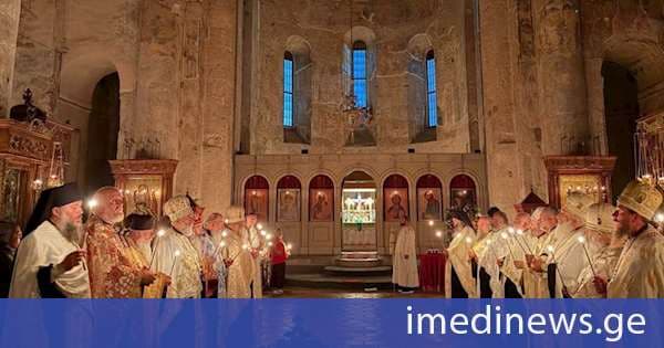 ალავერდში ღირსი აბბა იოსებ ალავერდელის ხსენების დღე სადღესასწაულო ღამისთევის მსახურებით აღნიშნეს