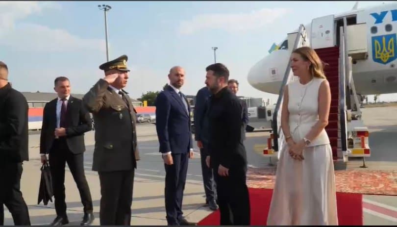 ვოლოდიმირ ზელენსკი სერბეთში ჩავიდა — დაგეგმილია მაღალი დონის შეხვედრები