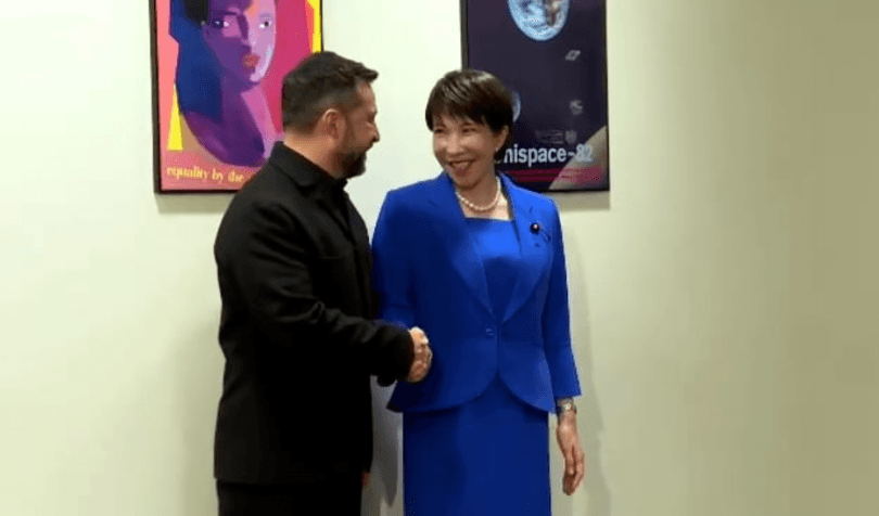 ზელენსკიმ და იაპონიის პრემიერმა უსაფრთხოებისა და ტექნოლოგიების საკითხები განიხილეს