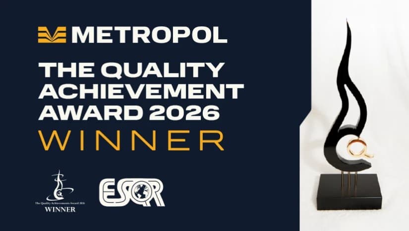 „მეტროპოლი“ ხარისხის საერთაშორისო ჯილდოს - Quality Achievements Award 2026 - ის გამარჯვებულია