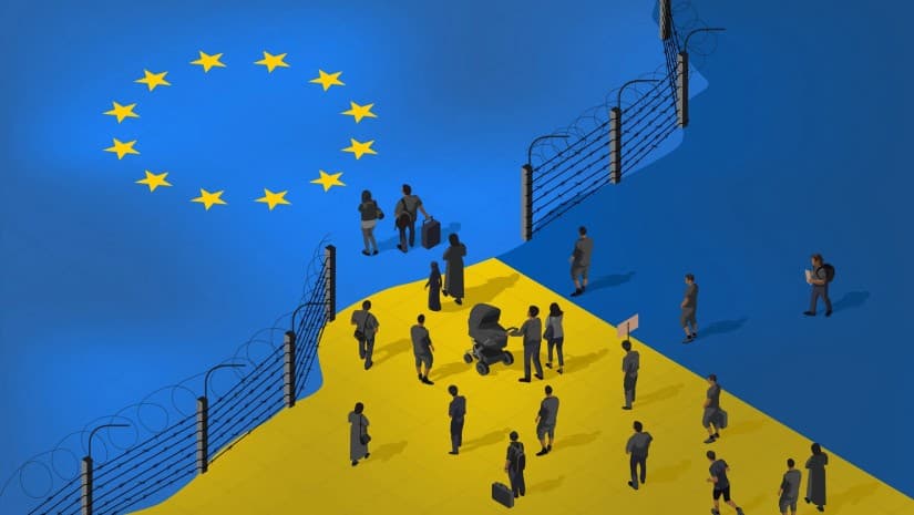 EU-ს ქვეყნები უკრაინელი ლტოლვილებისთვის დროებითი დაცვის სტატუსის 2028 წლის გაგრძელებაზე შეთანხმდნენ
