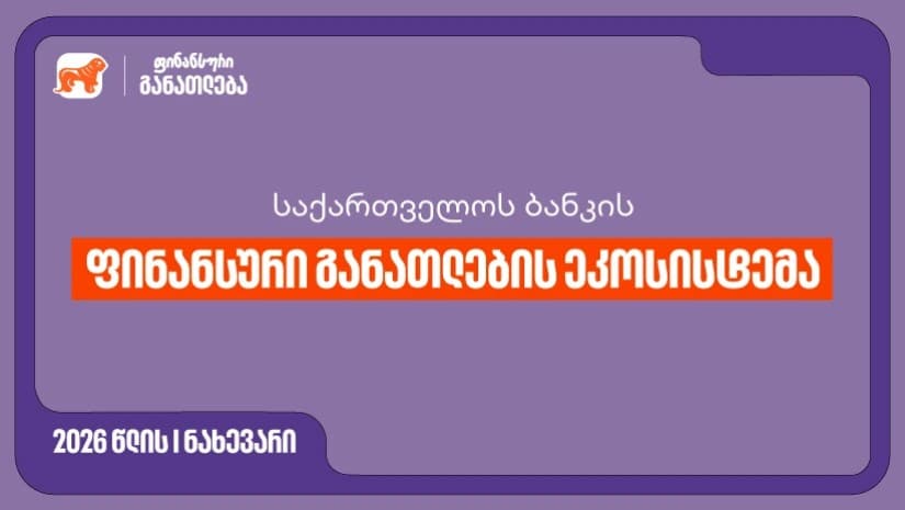 საქართველოს ბანკის ფინანსური განათლების ეკოსისტემა - ინიციატივა, რომელიც ფინანსურ განათლებას ყველა თაობისთვის ხელმისაწვდომს ხდის