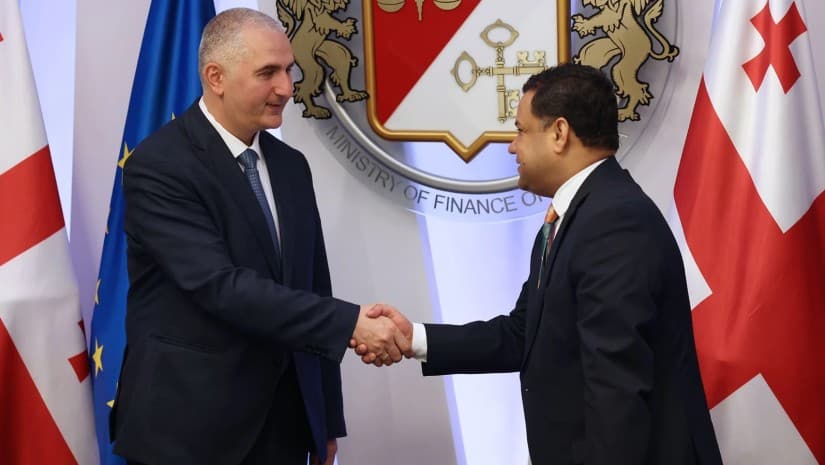ფინანსთა მინისტრი ინდოეთის ელჩს შეხვდა