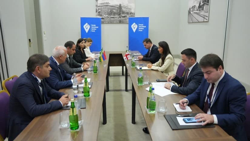 მარიამ ქვრივიშვილი სომხეთის ინფრასტრუქტურის მინისტრს შეხვდა | რაზე ისაუბრეს?