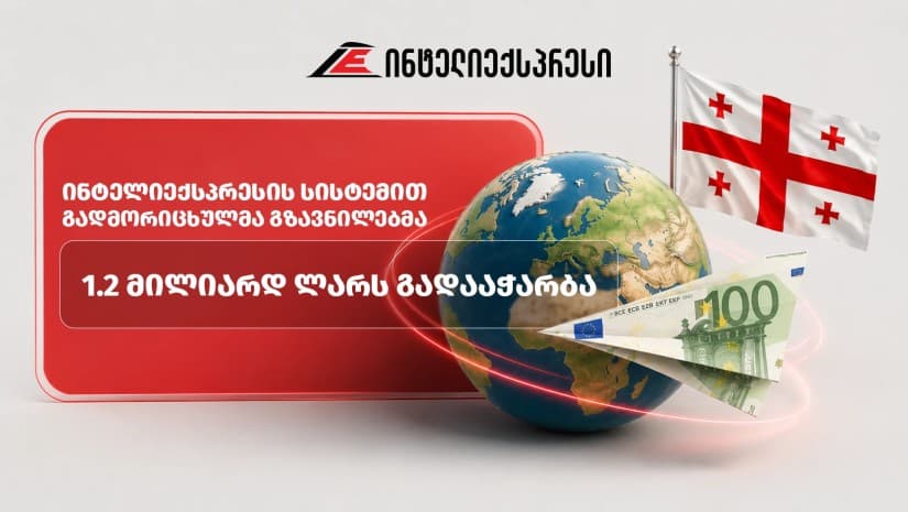 ინტელიექსპრესი - ფულადი გადარიცხვების სისტემა, რომელსაც ყოველწლიურად მილიონამდე მომხმარებელი ენდობა