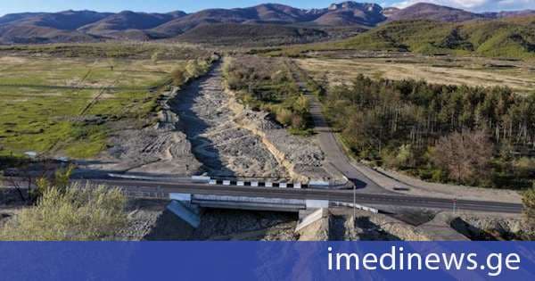 მდინარე ანთოკისხევზე ახალი ხიდის მშენებლობა დასრულდა