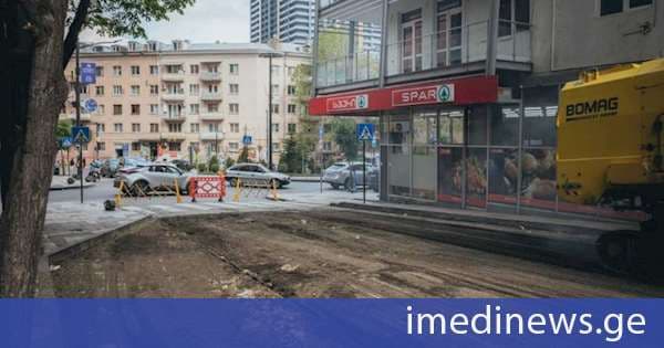 საბურთალოს რაიონში ონიაშვილის ქუჩის სრული რეაბილიტაცია მიმდინარეობს