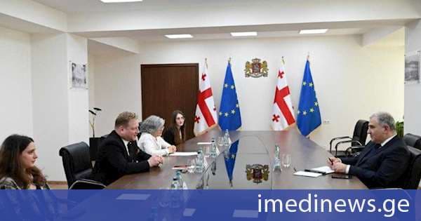 მიხეილ სარჯველაძე ქუთაისის საერთაშორისო უნივერსიტეტის რექტორის მოვალეობის შემსრულებელს, ვახტანგ ცაგარელს შეხვდა
