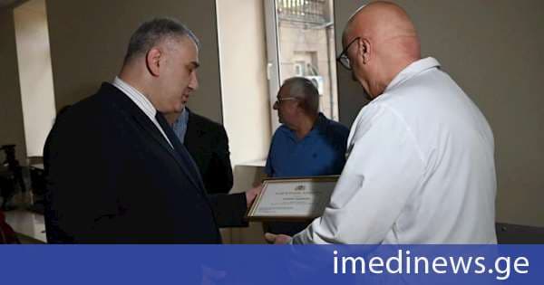 მიხეილ სარჯველაძემ თენგიზ ასათიანს 80 წლის იუბილე მიულოცა