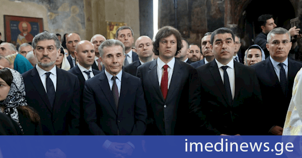 საქართველოს პრეზიდენტი მიხეილ ყაველაშვილი ახლად არჩეული პატრიარქის ინტრონიზაციას დაესწრო