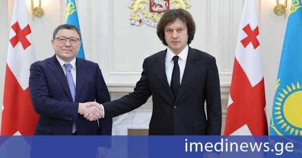 პრემიერ-მინისტრი ყაზახეთის შინაგან საქმეთა მინისტრს შეხვდა