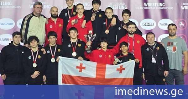 საქართველოს თავისუფალი სტილით მოჭიდავეთა ნაკრებმა ევროპის 15-წლამდელთა ჩემპიონატზე ასპარეზობა ცხრა მედლით დაასრულა
