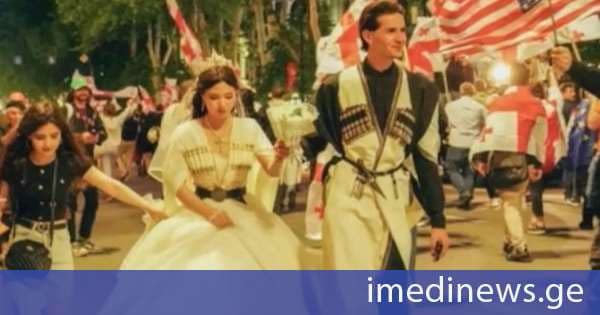 „ეროვნული სამოსით მოგვიწია გავლა რუსთაველის გამზირზე. ამ დროს მოდიოდნენ აქციის მონაწილეები, გადაგვიღეს და თავისთვის გამოიყენეს ეს კადრები“ - მარიამ კირვალიძე, რომელიც აქციის მონაწილედ გამოაცხადეს, ამბობს, რომ მოდელია და გადაღებაზე იმყოფებოდა