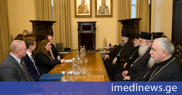 აშშ-ის სახელმწიფო დეპარტამენტის წარმომადგენლები უწმინდესმა შიო მესამემ საქართველოს საპატრიარქოში მიიღო
