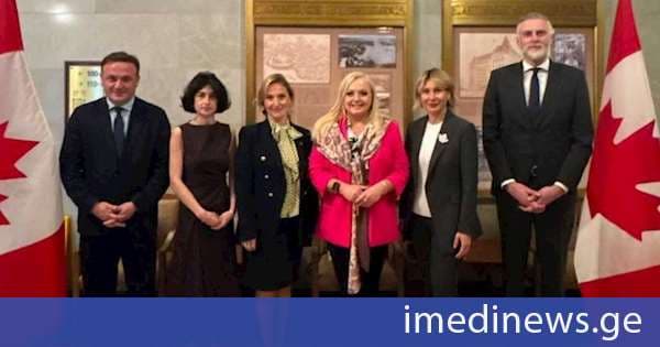 საპარლამენტო დელეგაცია ნინო წილოსანის ხელმძღვანელობით კანადა-საქართველოს მეგობრობის ჯგუფს შეხვდა