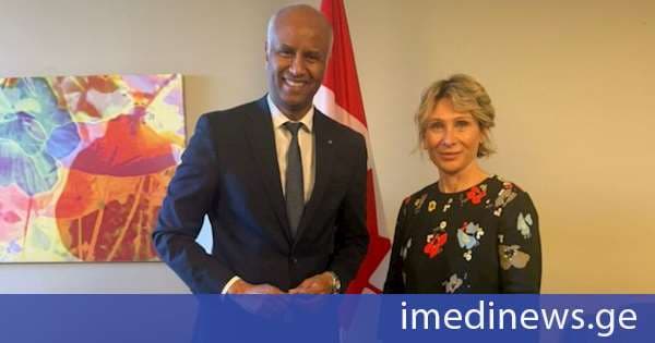 საქართველოს საპარლამენტო დელეგაცია კანადის პარლამენტის საგარეო საქმეთა და საერთაშორისო განვითარების კომიტეტის თავმჯდომარეს, აჰმედ ჰუსენს შეხვდა