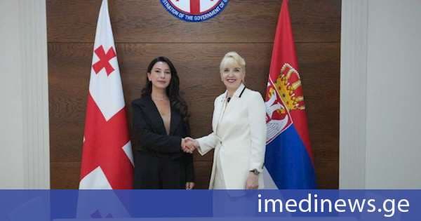 ეკონომიკისა და მდგრადი განვითარების მინისტრი მარიამ ქვრივიშვილი სერბეთის შიდა და საგარეო ვაჭრობის მინისტრს შეხვდა