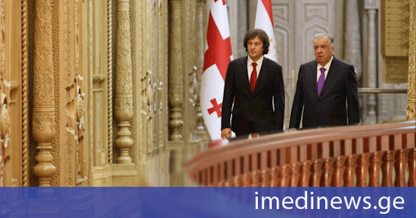 საქართველოს პრემიერ-მინისტრი ირაკლი კობახიძე ტაჯიკეთის პრეზიდენტ ემომალი რაჰმონს შეხვდა