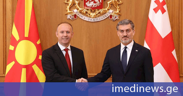 საქართველოს პრეზიდენტი, მიხეილ ყაველაშვილი, ჩრდილოეთ მაკედონიის რესპუბლიკის ასამბლეის პრეზიდენტს, აფრიმ გაშის შეხვდა