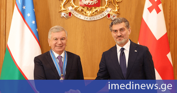 მიხეილ ყაველაშვილმა უზბეკეთის რესპუბლიკის პრეზიდენტს, შავკატ მირზიოევს მადლობა გადაუხადა საქართველოს სუვერენიტეტისა და ტერიტორიული მთლიანობის, ასევე, არაღიარების პოლიტიკის მტკიცე მხარდაჭერისთვის და საქართველოს სახელმწიფო ჯილდო - ოქროს საწმისის ორდენი გადასცა, რომლითაც უცხოეთის ის მოქალაქეები ჯილდოვდებიან, რომლებსაც საქართველოს სახელმწიფოს აღმშენებლობაში განსაკუთრებული წვლილი შეაქვთ