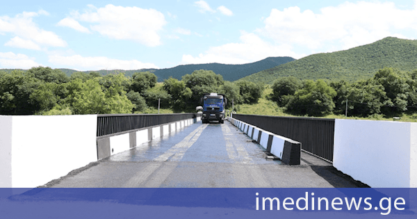 ქვემო ბოლნისში ახალი საავტომობილო ხიდის მშენებლობა დასრულდა