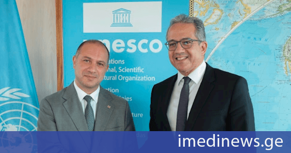 გივი მიქანაძემ პარიზში UNESCO-ს გენერალურ დირექტორთან განათლების სფეროში თანამშრომლობის გაძლიერების საკითხები განიხილა