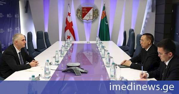 საქართველოს ფინანსთა მინისტრი ლაშა ხუციშვილი თურქმენეთის მინისტრთა კაბინეტის თავმჯდომარის მოადგილეს შეხვდა