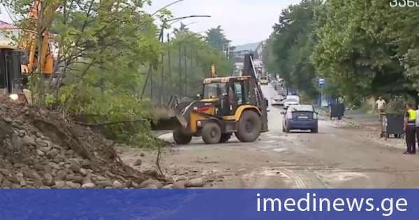 თელავში, სტიქიის სალიკვიდაციო სამუშაოები ამ დრომდე გრძელდება