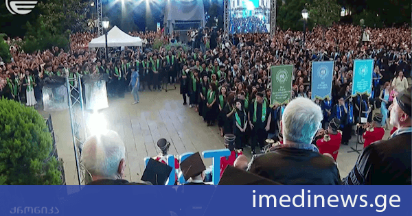 ივანე ჯავახიშვილის სახელობის თბილისის სახელმწიფო უნივერსიტეტში კურსდამთავრებულთა გამოშვების საზეიმო ღონისძიება გაიმართა