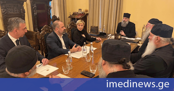 საქართველოს კულტურის მინისტრი თინათინ რუხაძე სრულიად საქართველოს კათოლიკოს-პატრიარქ შიო III-ს შეხვდა