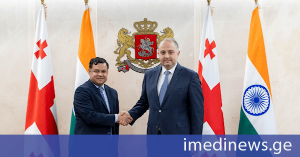 თავდაცვის მინისტრი საქართველოში ინდოეთის რესპუბლიკის ელჩს შეხვდა