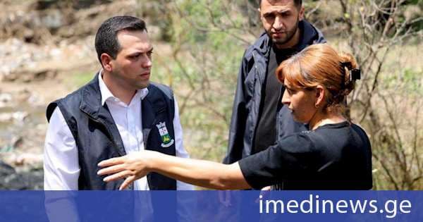 ვარლამ წიკლაური სოფელ წყრუთში სტიქიის შედეგების სალიკვიდაციო სამუშაოებს გაეცნო